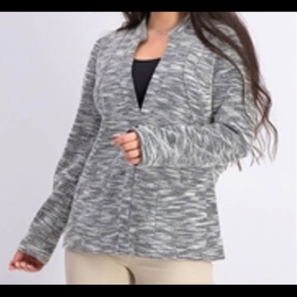 41 Hawthorn Tweed Black & Gray Jacket Sz XL (BP)